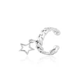 Aro Piercing Plata Esterlina 925 Estrella Encadenada