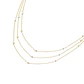 Collar de Oro 18kt Triple Cadena - Miniatura 1