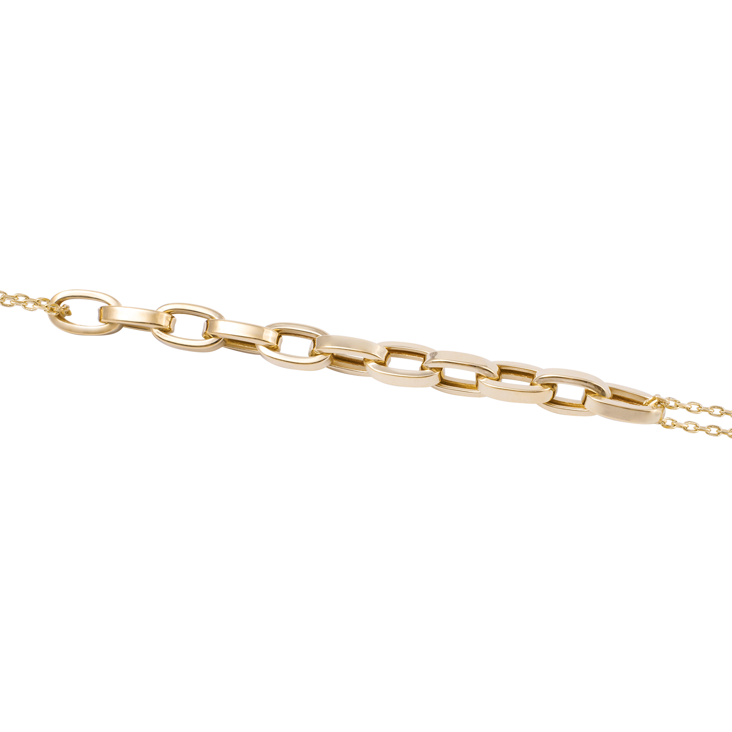 Pulsera de Oro 18kt Encadenada 3