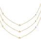 Collar de Oro 18kt Triple Cadena - Miniatura 3