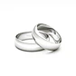 Par Argollas Matrimonio Platino Inglés Argos de 5,0mm - Miniatura 2