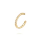 Piercing de Plata Esterlina 925 Earcuff delgado Bañado en Oro 14kt - Miniatura 1