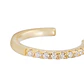Piercing de Plata Esterlina 925 Earcuff delgado Bañado en Oro 14kt - Miniatura 2