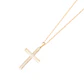 Colgante de Oro de 18kt Cruz clasica gruesa - Miniatura 2