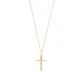 Colgante de Oro de 18kt Cruz clasica gruesa - Miniatura 3