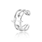 Anillo de Plata Esterlina 925 Sol Luna Estrella - Miniatura 1