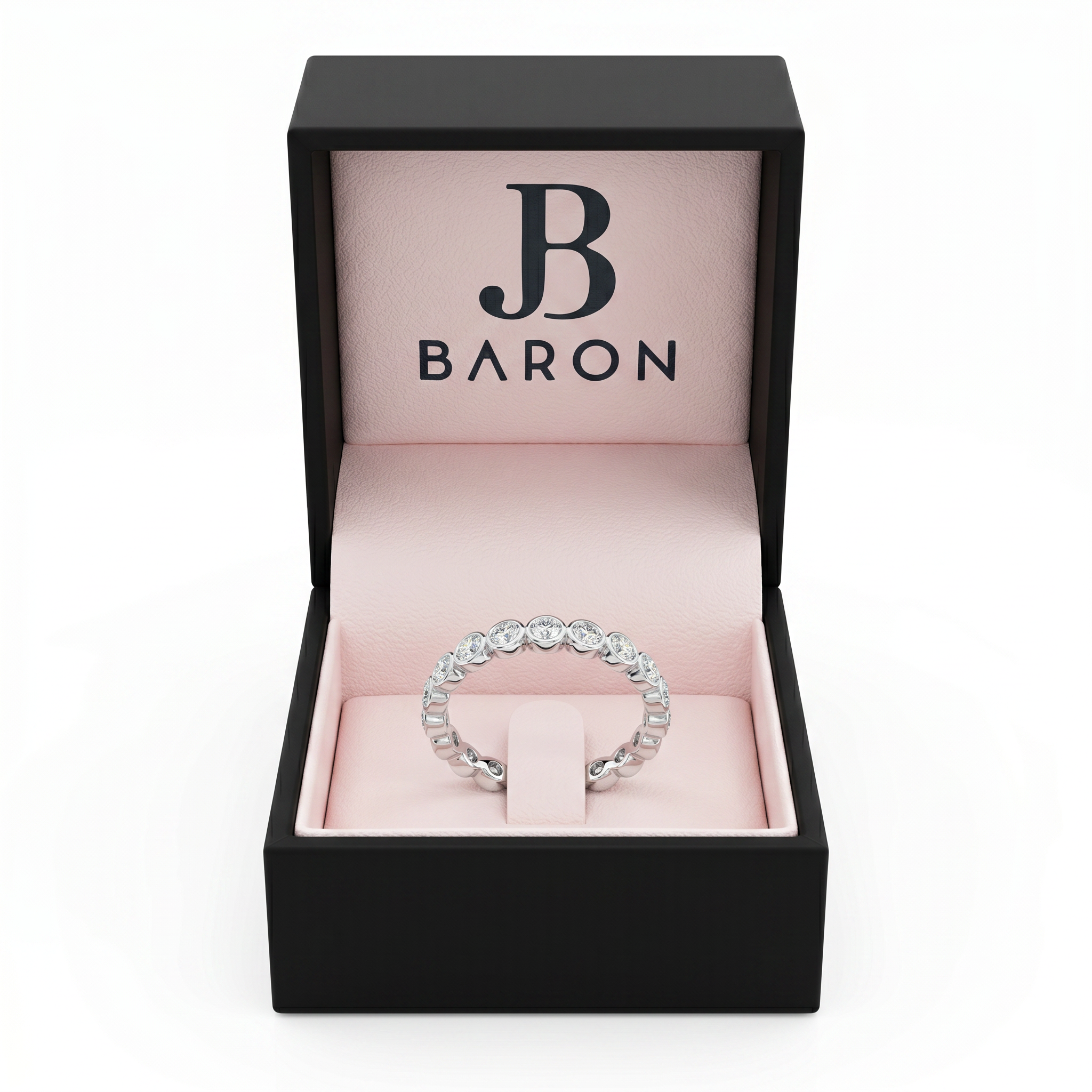 Anillo Oro Blanco 18kt Diamantes 13 Pts Tiara 3