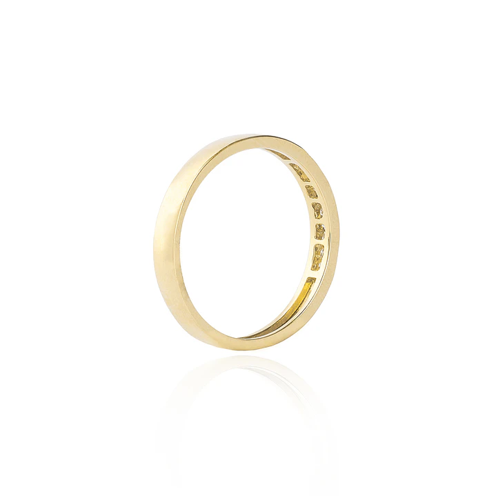 Anillo de Oro 18kt con Diamantes de 11 Pts Corte Brillante SI/H 2