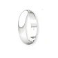 Argolla Matrimonio de Oro Blanco 18kt Inglés Venecia de 3,5mm - Miniatura 1
