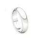 Argolla Matrimonio de Oro Blanco 18kt Inglés Venecia de 3,5mm - Miniatura 3