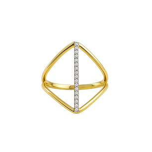 Anillo Oro Amarillo 18kt Diamantes 5,3Pts