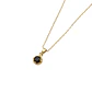 Colgante Oro Miel 18kt Sol con Garras de Onix 5mm - Miniatura 2