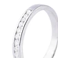 Anillo de Oro 18kt con Diamantes de Riel 26 Pts Corte Brillante SI/H 13 - Miniatura 3