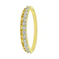 Anillo Revestido en Oro 18kt Medio Cintillo Circonita - Miniatura 1