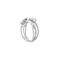 Anillo Oro Blanco 18kt Diamantes Corte Esmeralda 55 Pts - Miniatura 2