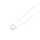 Collar Oro Bicolor 18kt Circonita Circular - Miniatura 1