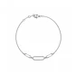 Pulsera Oro Blanco 18kt Diamantes 9Pts - Miniatura 1
