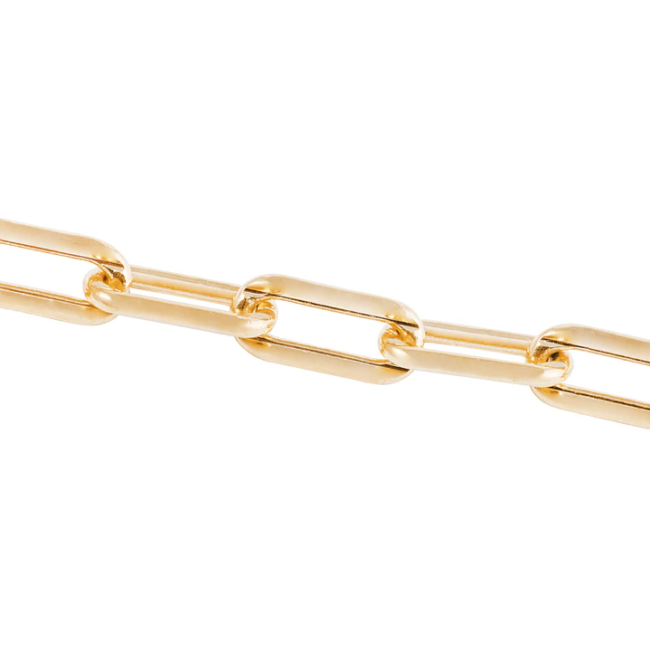 Pulsera Plata Esterlina 925 Eslabón Grueso Bañado Oro 14kt 2