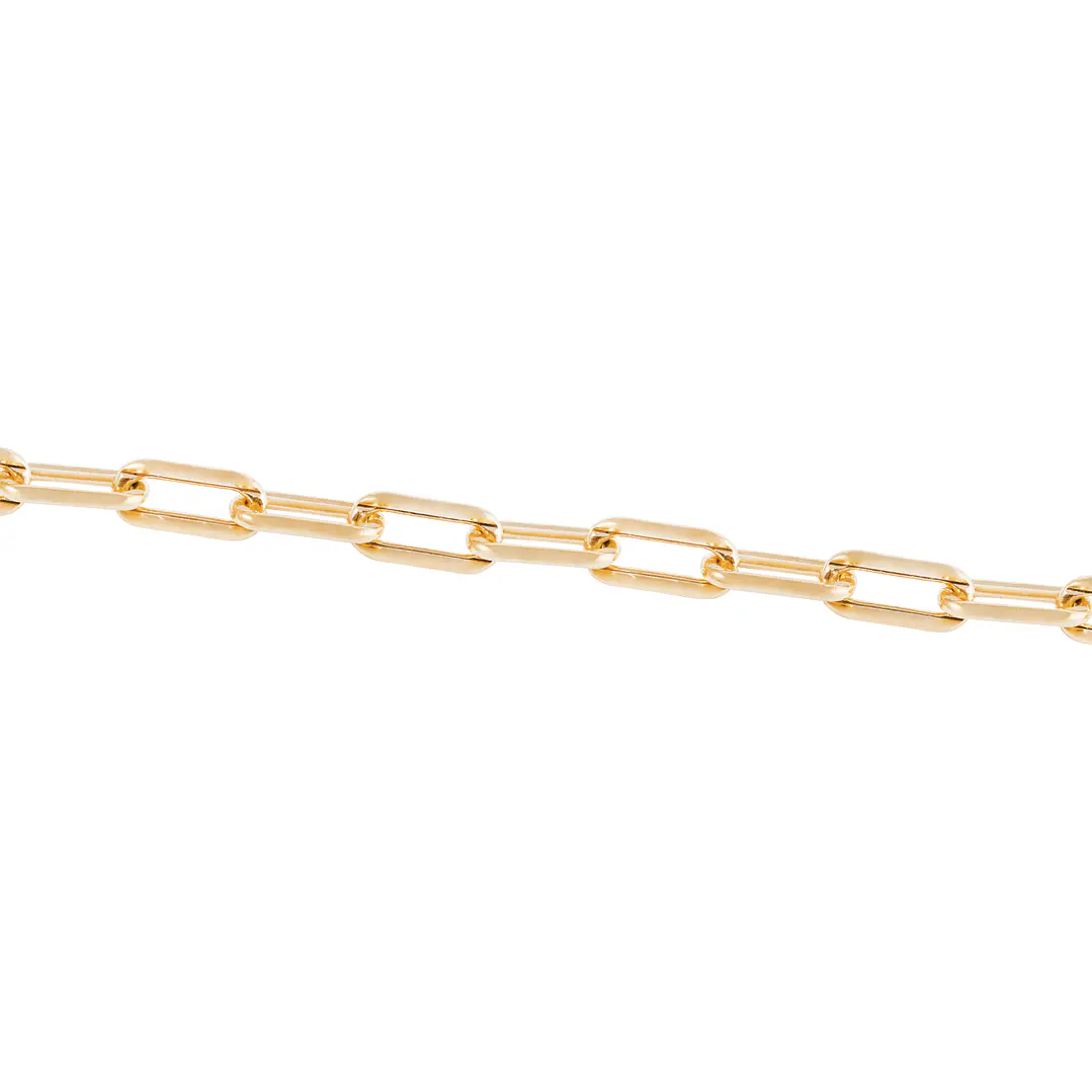 Pulsera Plata Esterlina 925 Eslabón Grueso Bañado Oro 14kt 3