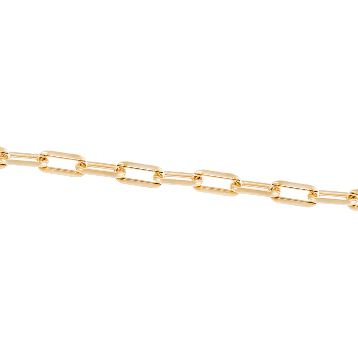 Pulsera Plata Esterlina 925 Eslabón Grueso Bañado Oro 14kt 3