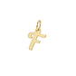 Colgante de Oro Miel 18kt Letra Gótica F - Miniatura 1