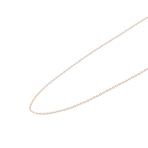Cadena en Oro Miel 18kt Brillo Limado