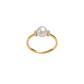 Anillo Oro Amarillo 18kt Diamantes 3Pts Per Cultivada 7MM - Miniatura 3