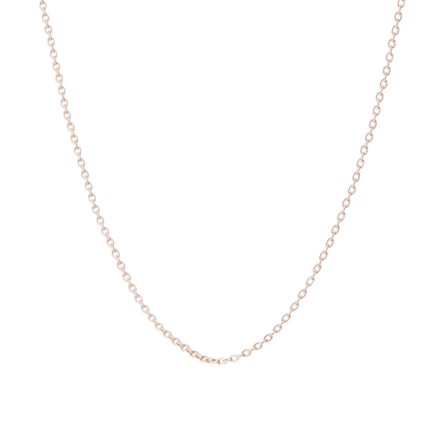 Cadena en Oro Miel 18kt Brillo Limado 2