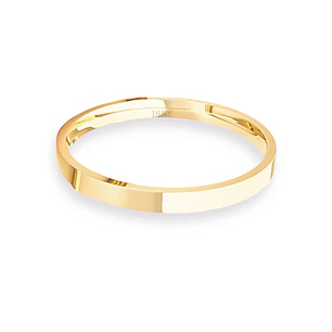 Argolla Matrimonio de Oro Amarillo 18kt Tubo ErgoFit Siena de 2,0mm