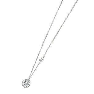 Collar de Oro Blanco 18kt con Diamantes 53 Totales SI/H Corte Brillante - By Danielle Costantini