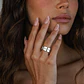 Anillo Platino 950 Modelo Dumo 7 Diamantes 5pts - Miniatura 3