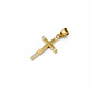 Colgante Oro Amarillo 18kt Cruz Circonita 24x11MM - Miniatura 1