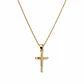 Colgante Oro Amarillo 18kt Cruz Circonita 24x11MM - Miniatura 3