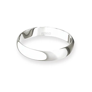 Argolla Matrimonio de Platino Inglés Bari de 3,0mm