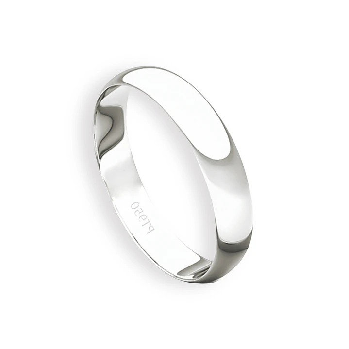 Argolla Matrimonio de Platino Inglés Bari de 3,0mm 3