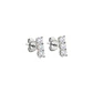 Aros Oro Blanco 18kt Diamantes 22Pts - Miniatura 3