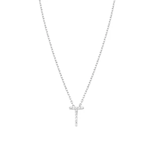 Collar de Plata Esterlina 925 Letra T