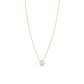 Collar de Oro 18kt con Diamantes de Punto de Luz 6 Pts Totales SI/H 3 - Miniatura 3