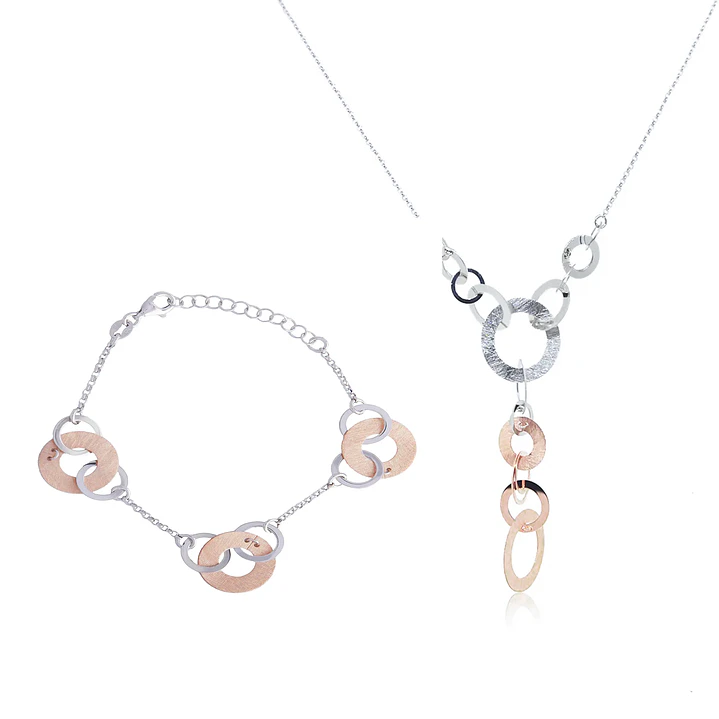 Conjunto Argollas de Plata 1