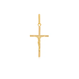 Colgante de Oro 18kt Cruz de Cristo
