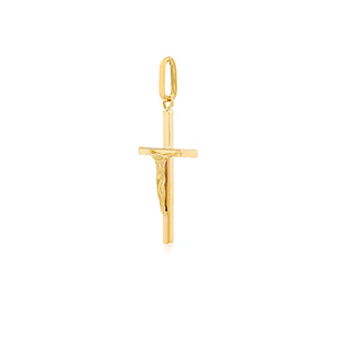 Colgante de Oro 18kt Cruz de Cristo
