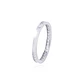 Anillo Oro Blanco 18kt Riel Infinito Circonita - Miniatura 3