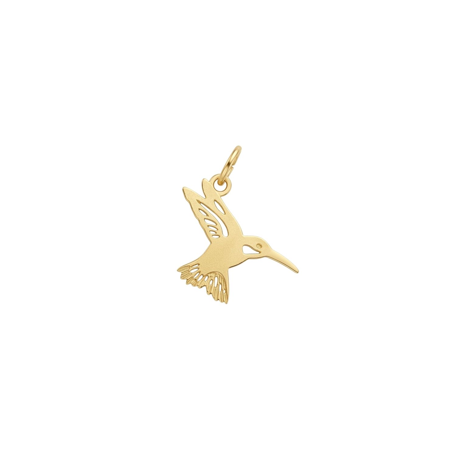 Colgante de Oro Miel 18kt Colibri 1