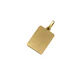 Colgante Oro Miel 18kt Placa Lisa - Miniatura 1