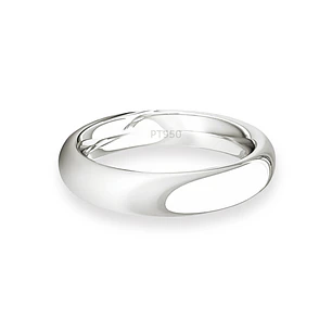 Argolla Matrimonio de Platino Inglés Garda Ergofit de 3,5mm