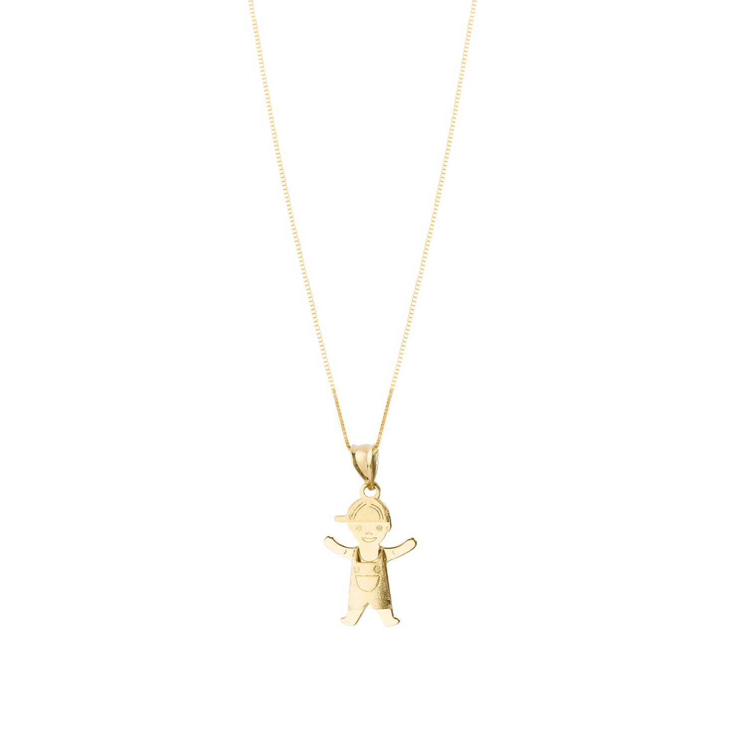 Colgante de Oro 18kt Niño Jardinera 3
