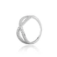 Anillo de Plata Esterlina 925 Entrelazado Delgado - Miniatura 2