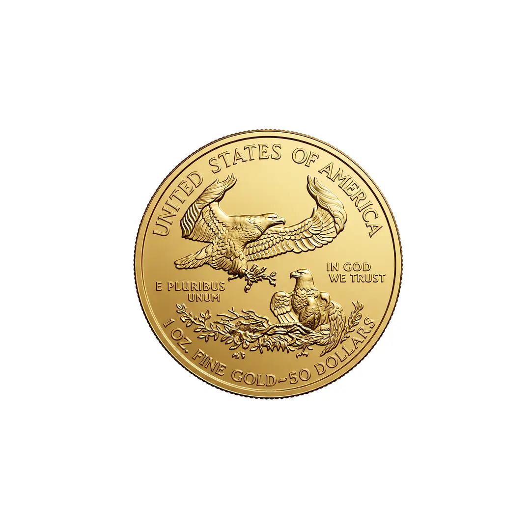 Moneda de Oro American Gold Eagle Proof de 50 dólares de EE. UU. de 2000 1