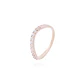 Anillo Oro Miel 18kt Reina Circonitas - Miniatura 1