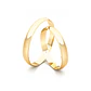 Par Argollas Matrimonio de Oro Amarillo 18kt Alexandrina de 3,0mm - Miniatura 2